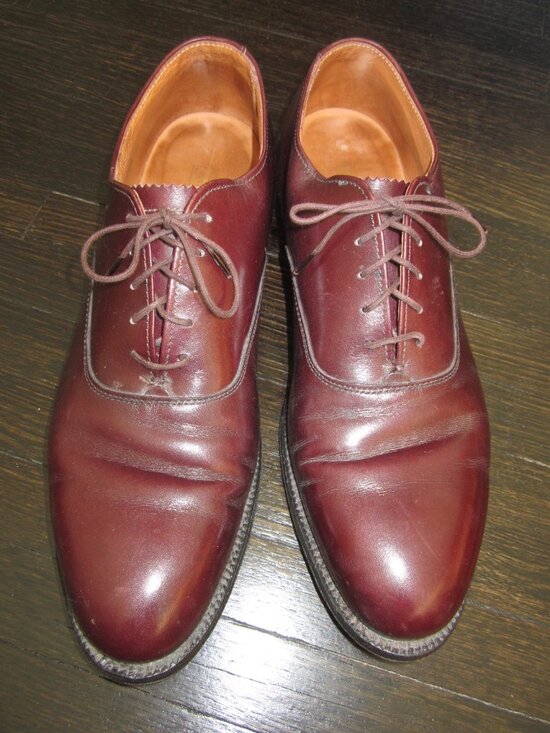 ALDEN 933 Plain Toe Calfskin Leather Balmoral Oxford Shoes 9 A/C main image 10